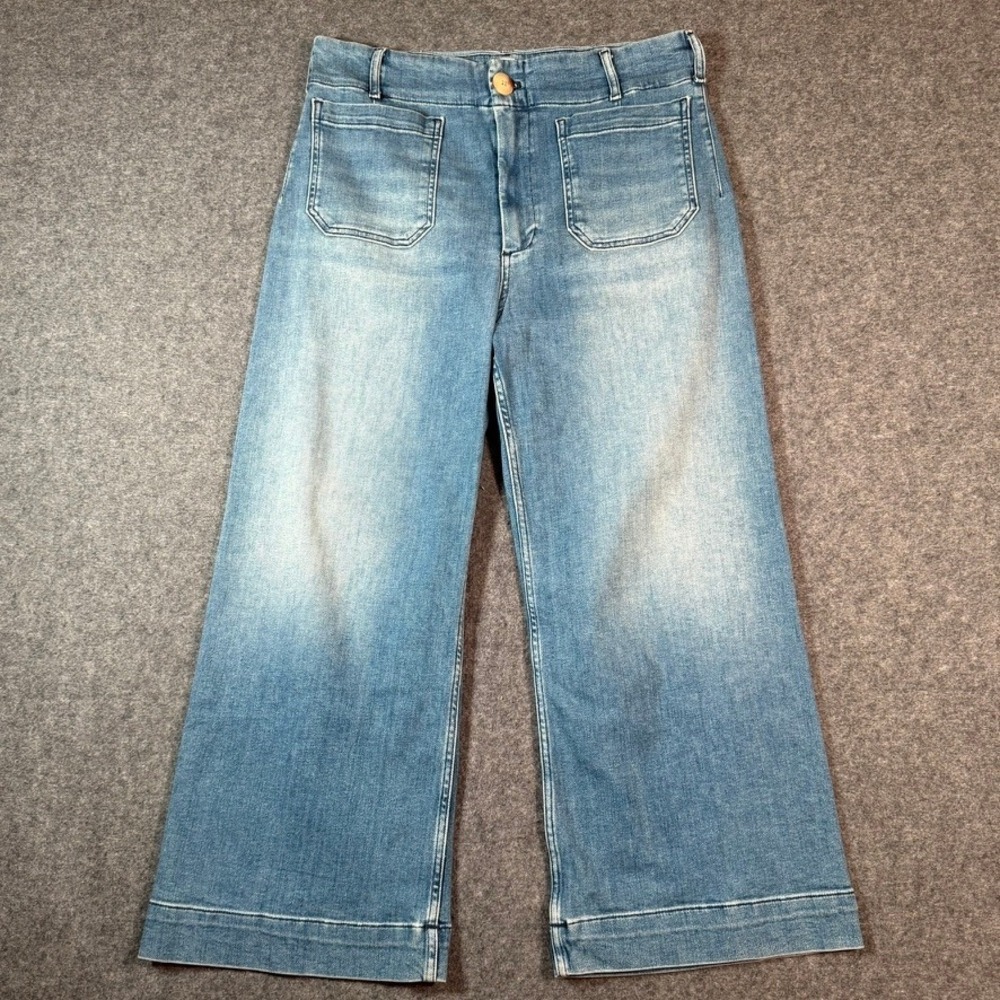 Maeve Light Blue Flare & Wide Leg Jeans